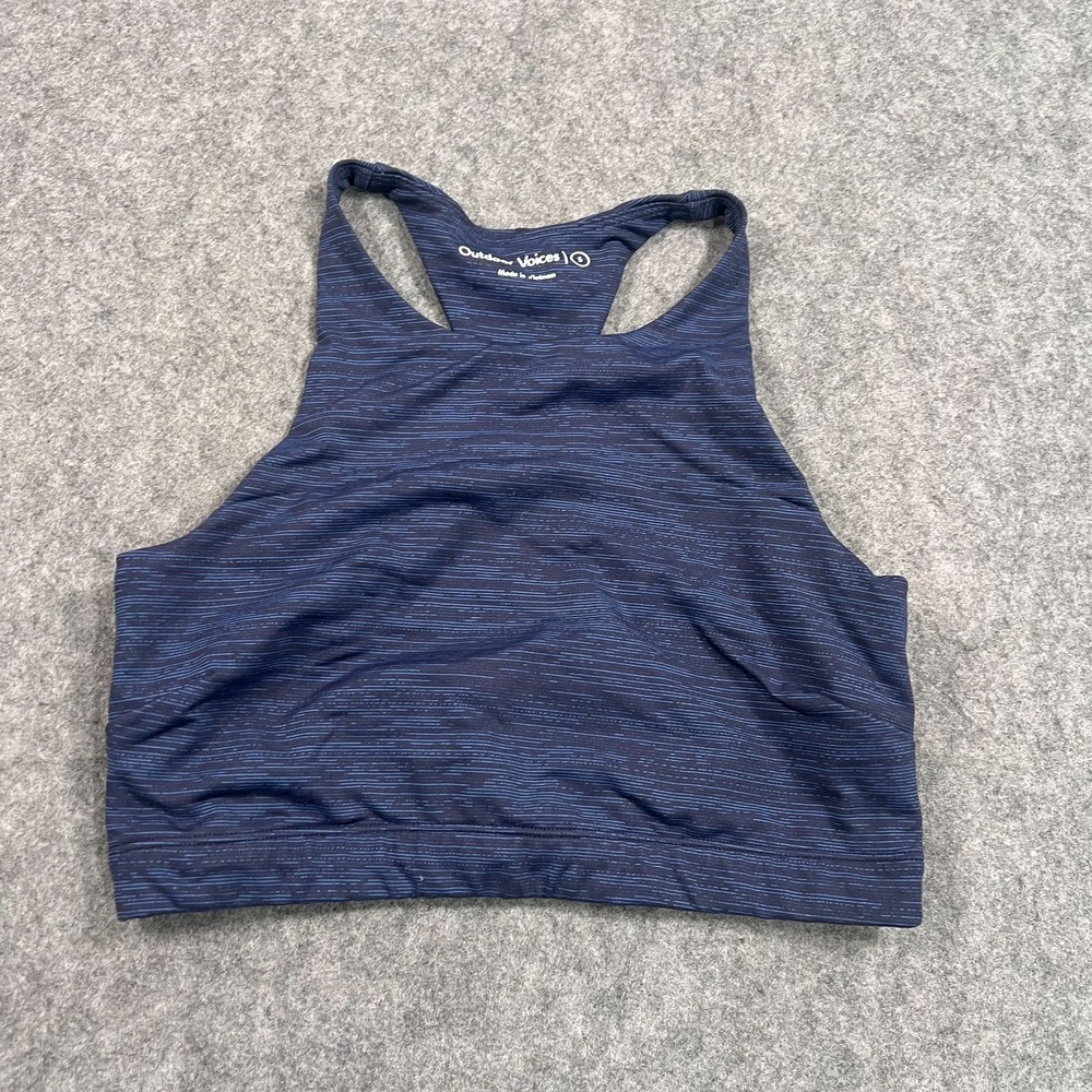 Outdoor Voices Baltic Blue Athena TechSweat Crop Tank Top Women's Size Small‎